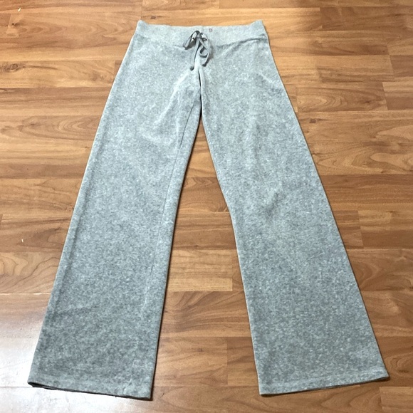 Juicy Couture Pants - ❤️ Juicy Couture Grey Iconic Velour Drawstring Pants Size Small